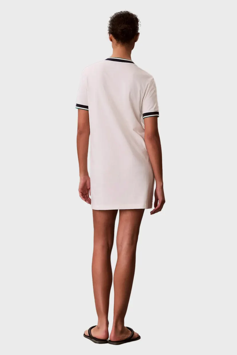 Платье SS CTN MONOGRAM STRIPE TRIM MINI 4