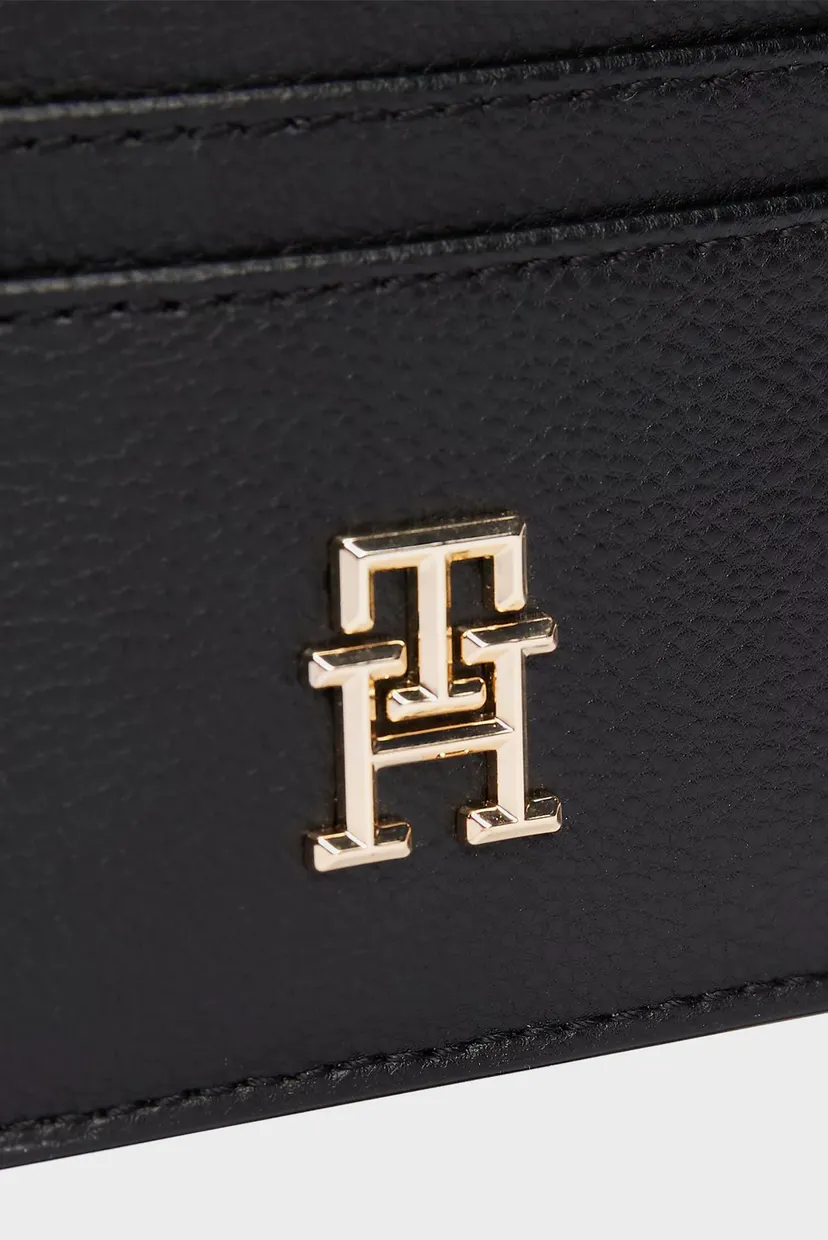 Женский черный кардхолдер TH SOFT LOGOTAPE CC HOLDER 3