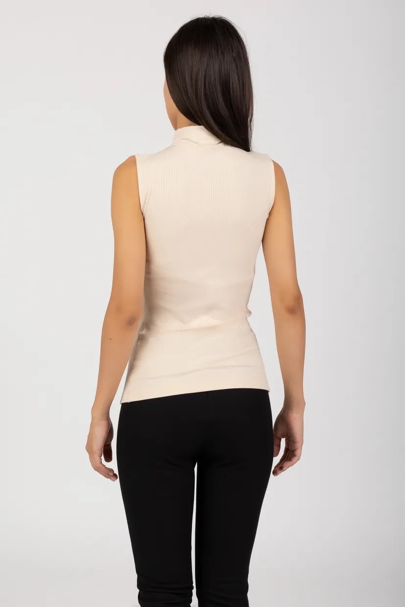 Майка MODAL RIB SOFT MOCK NECK TANK 3