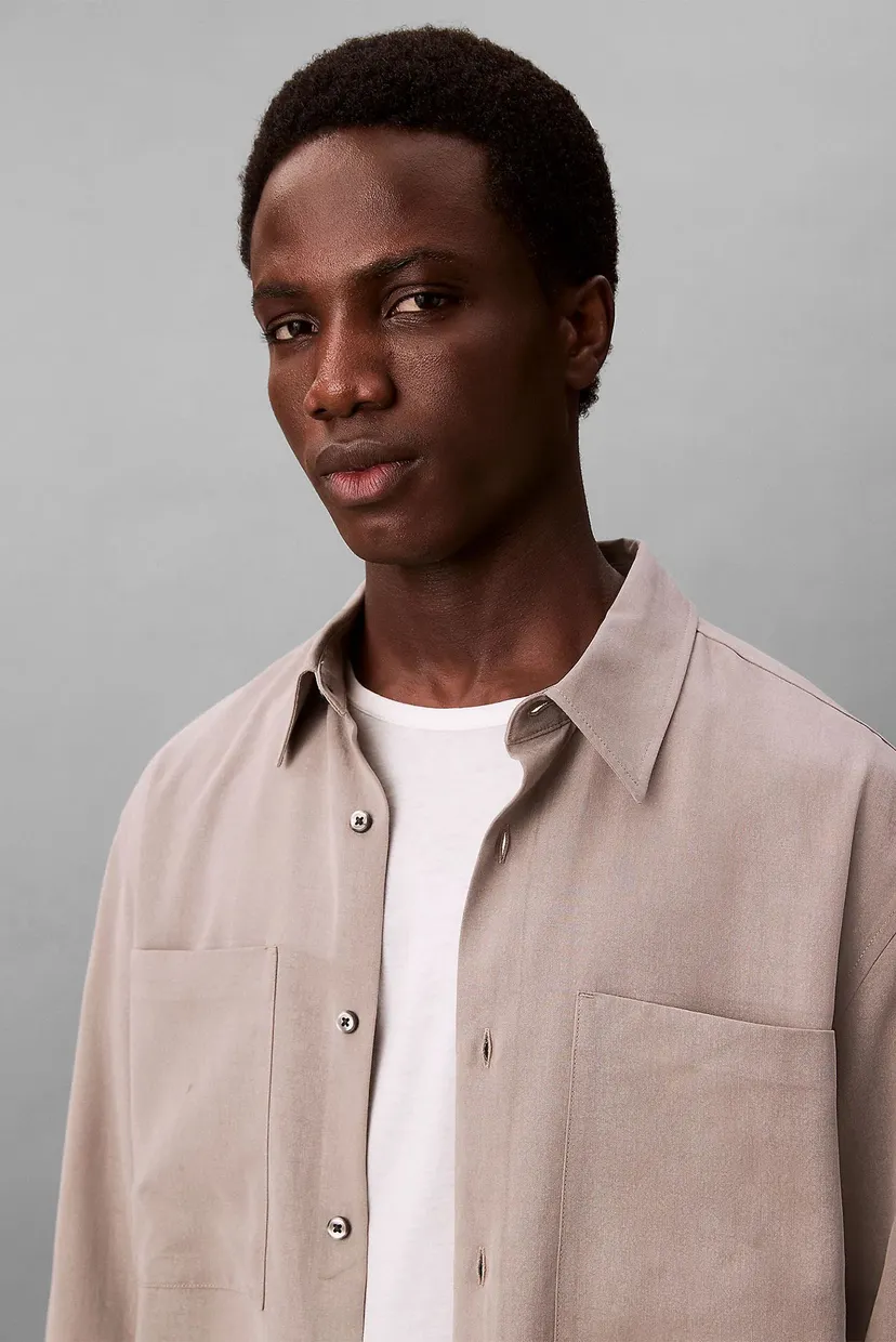 Рубашка LS DRAPEY RELAXED SHIRT 4