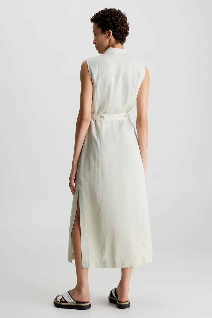 Платье TENCEL SLEEVELESS SHIRT DRESS 7