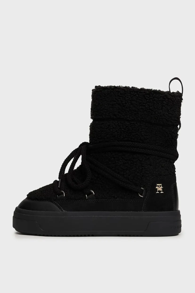 Дутики LACE-UP FAUX SHEARLING SNOWBOOT 3