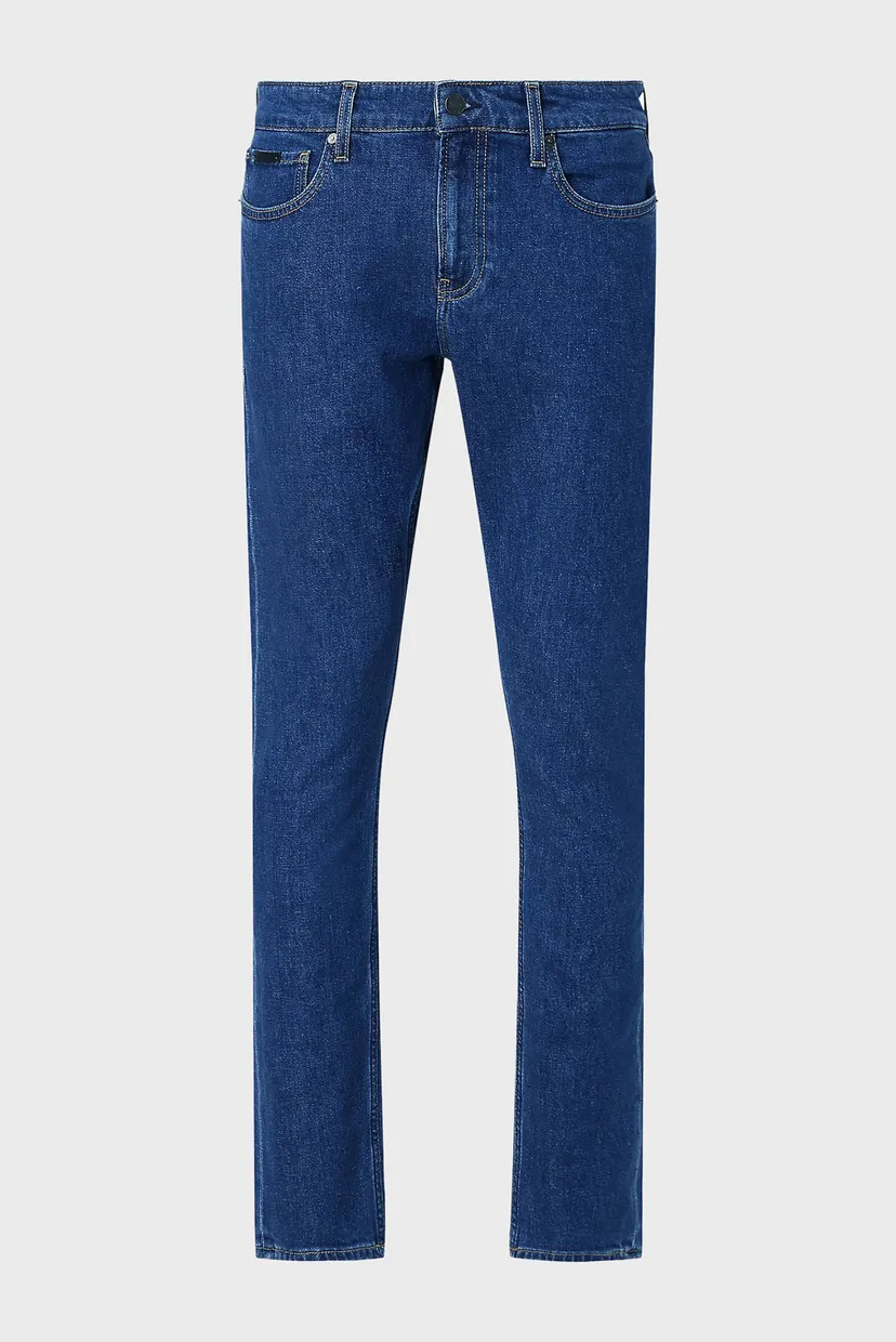 Мужские синие джинсы SLIM FIT MID BLUE 5