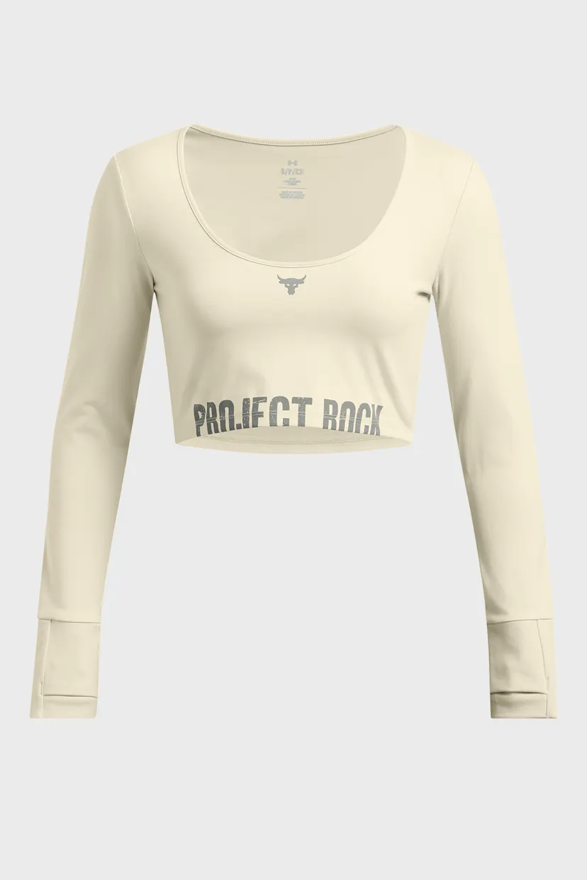 Женский бежевый лонгслив Pjt Rck W LG LS Workout Top 3