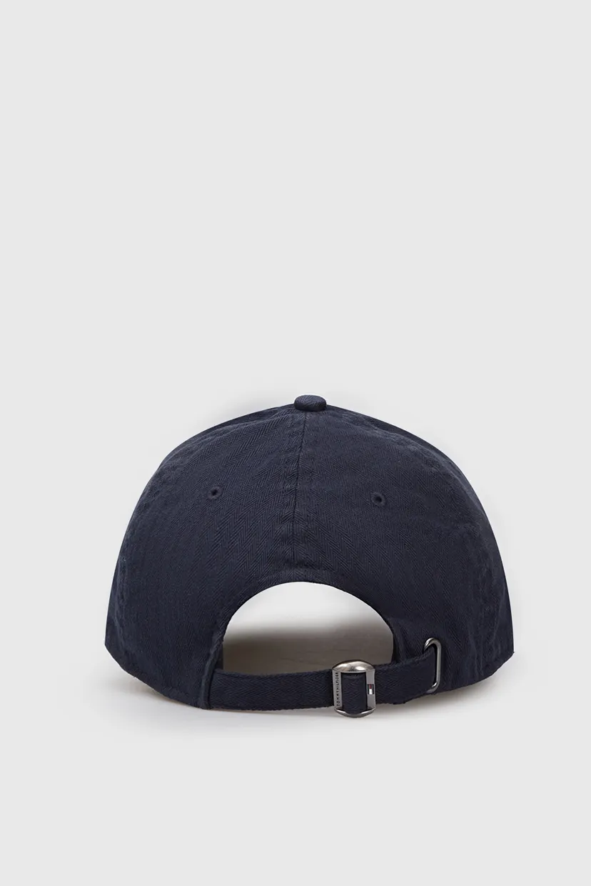 Мужская темно-синяя кепка TH CORP HERRINGBONE 6 PANEL CAP 3