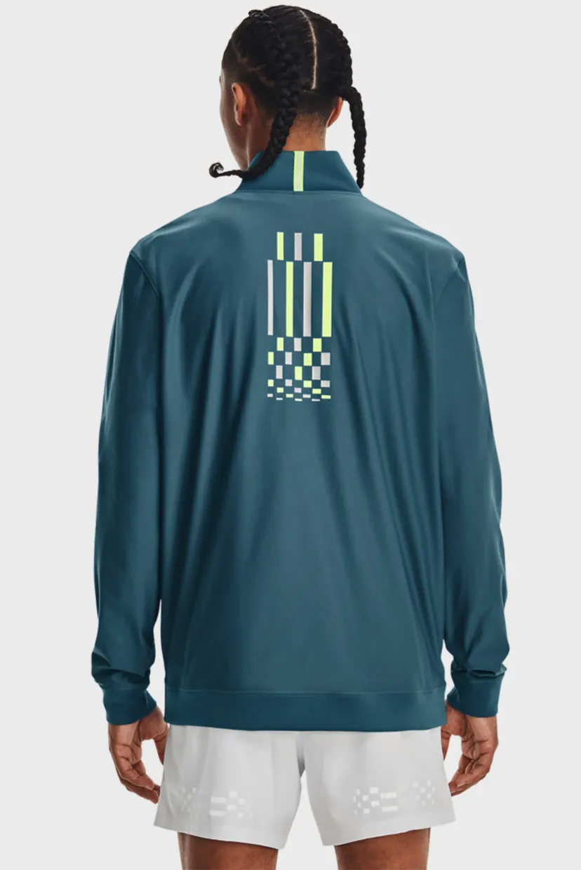Мужской синий анорак UA RUN ANYWHERE PULLOVER 12