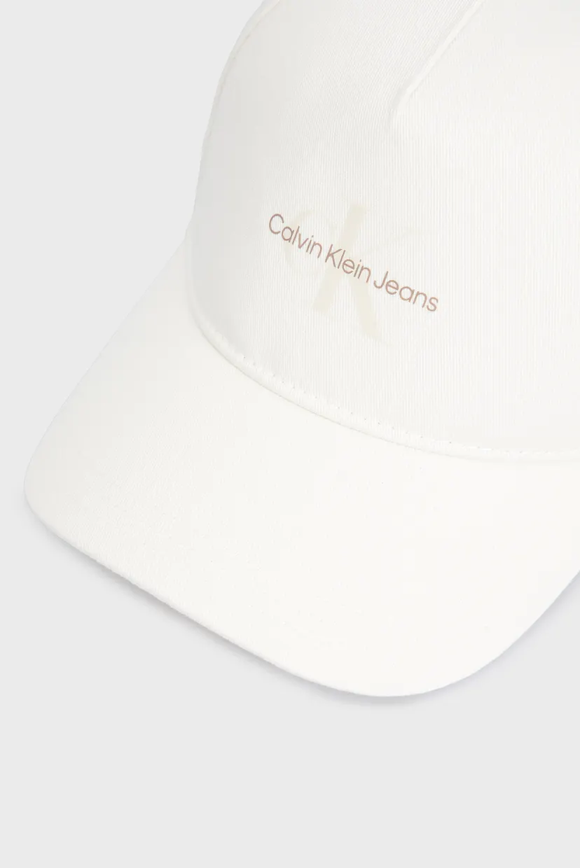 Женская белая кепка MONO LOGO PRINT CAP 4