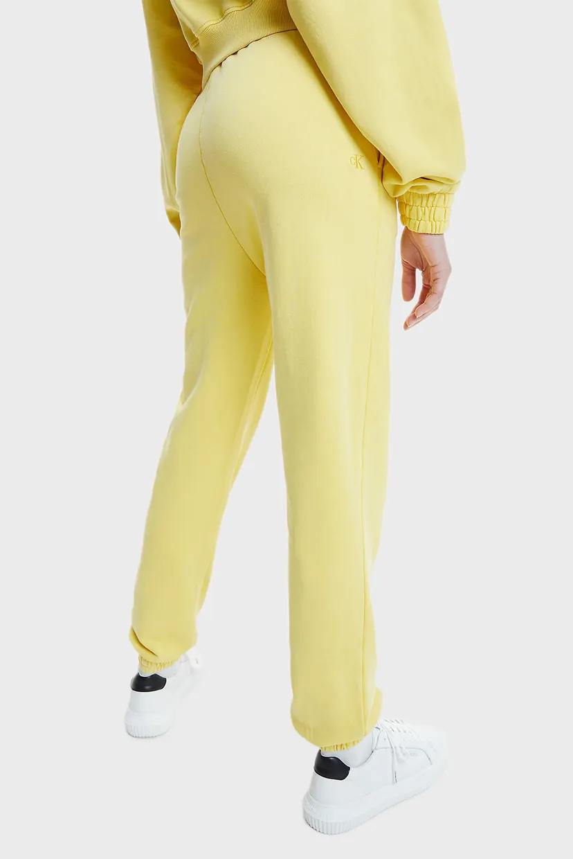 Женские желтые спортивные брюки GARMENT DYED 6