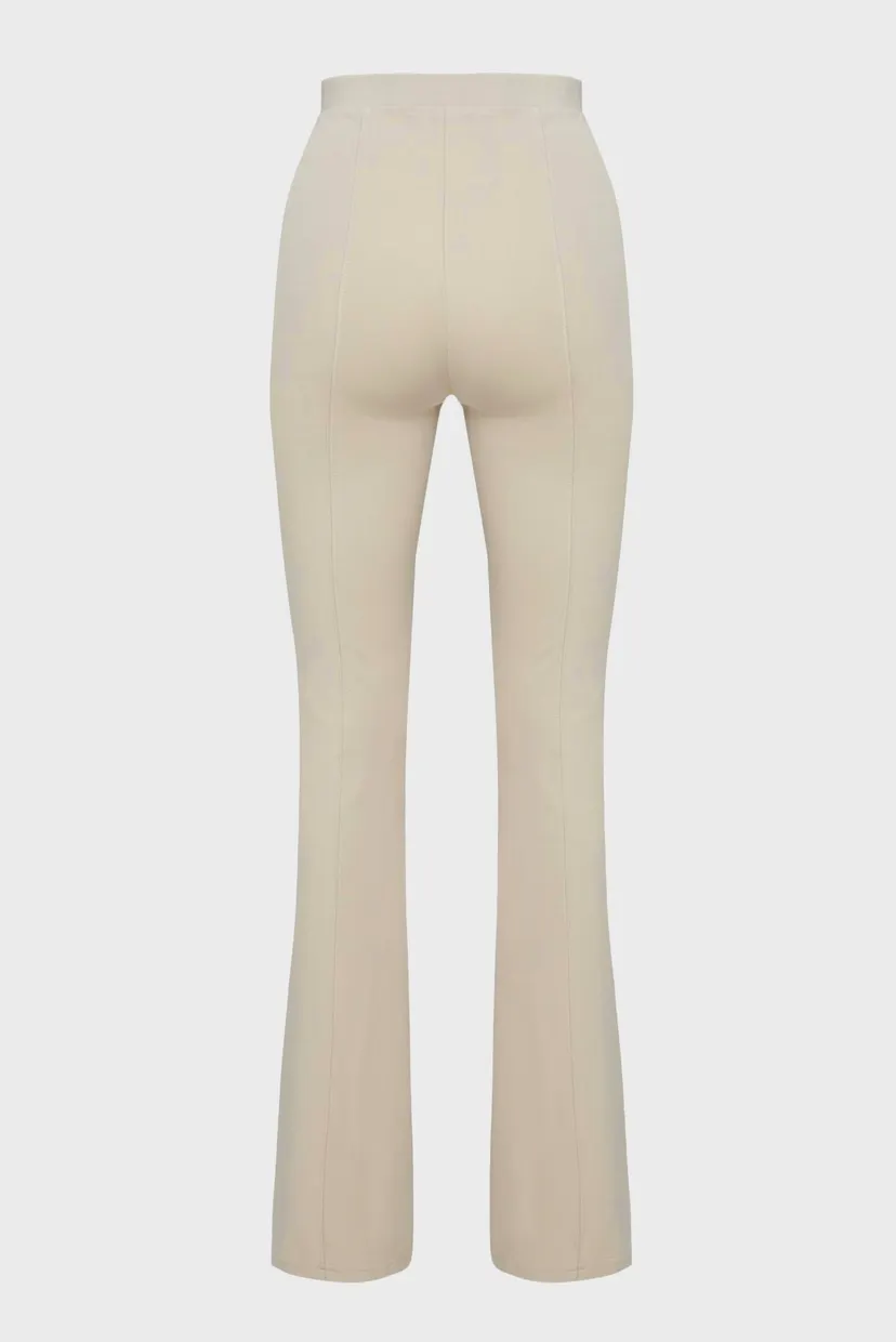 Женские бежевые брюки LOGO ELASTIC MILANO 11
