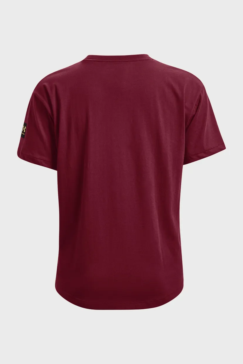Женская бордовая футболка CNY Graphic Tee 12