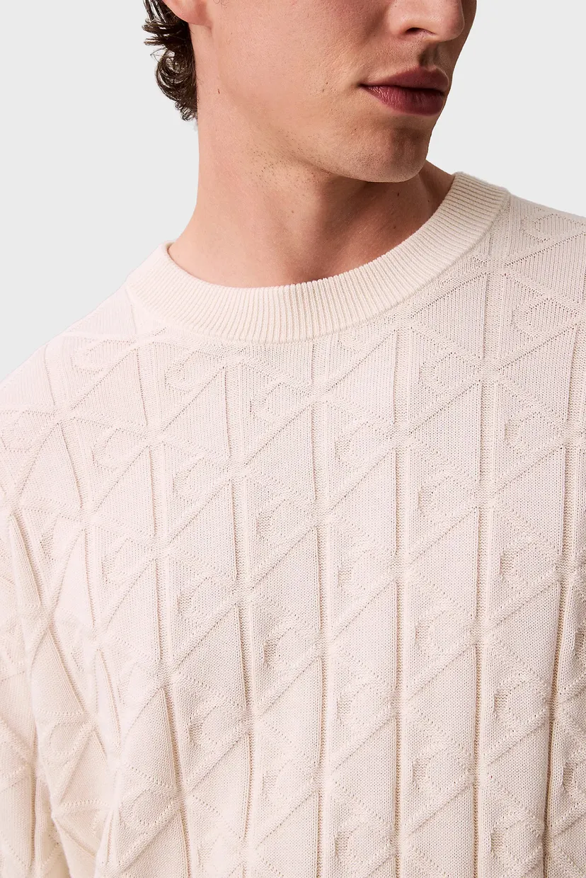 Свитер LS EASY AOP COTTON CREWNK SWEATE 4