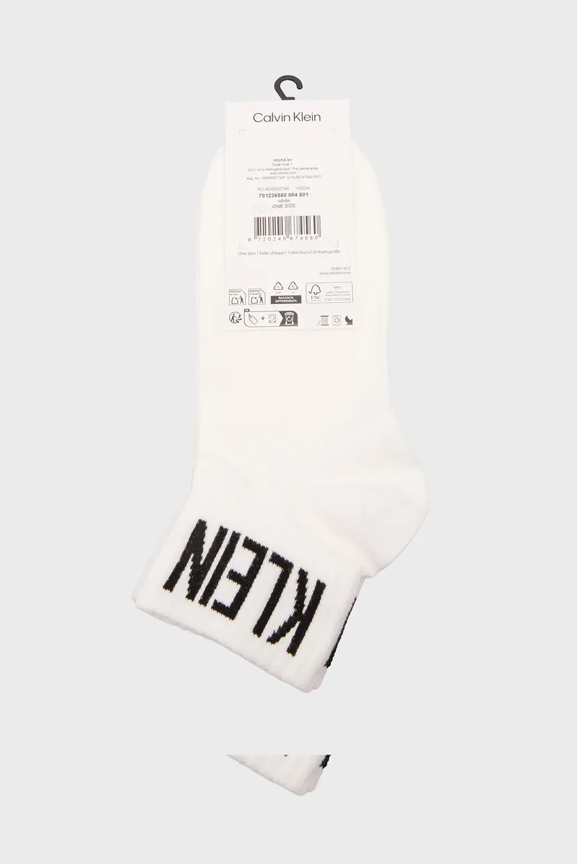 Носки CKJ MEN QUARTER 2P RIBBON LOGO 3