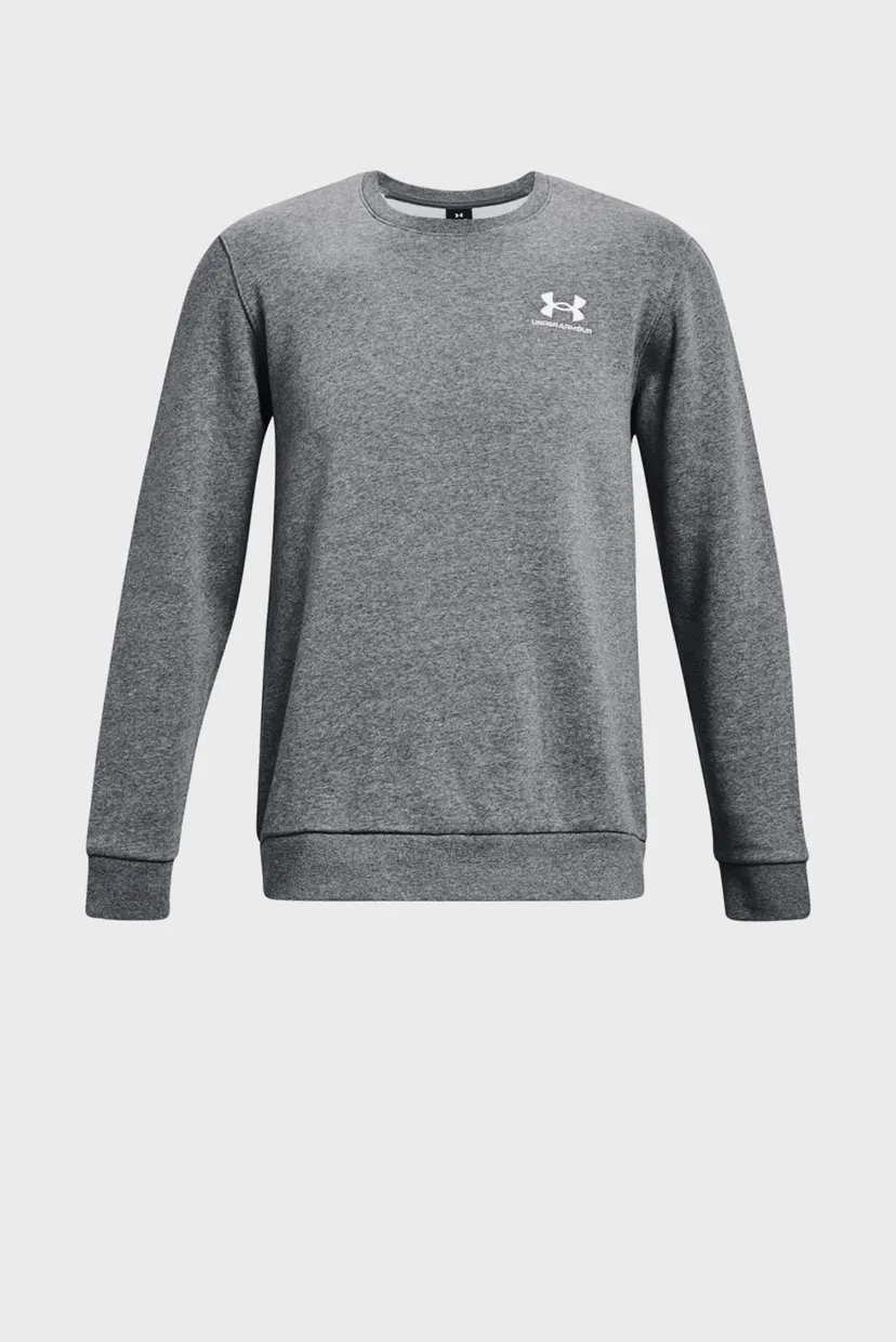 Мужской серый свитшот UA Essential Fleece Crew 10