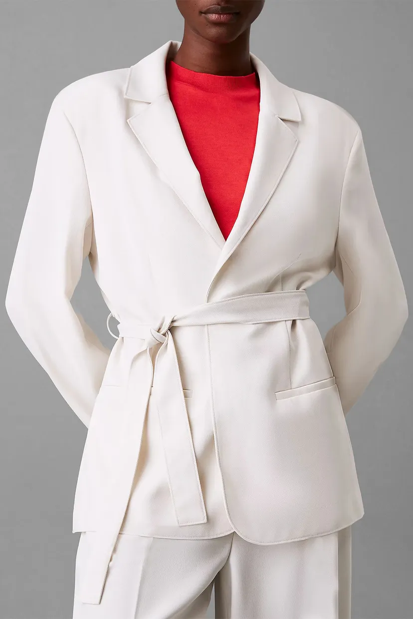 Пиджак TRAVEL TWILL BELTED BLAZER 4