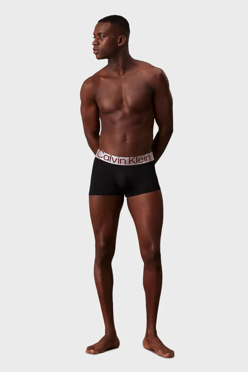 Мужские черные боксеры (3 шт) LOW RISE TRUNK 4