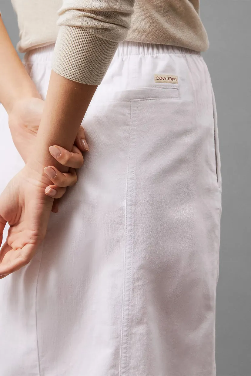 Юбка SOFT LINEN MIDI SKIRT 4