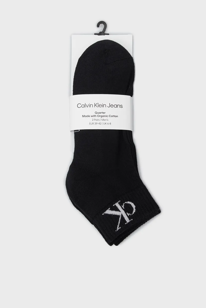 Носки CKJ MEN QUARTER 2P MONOGRAM 3