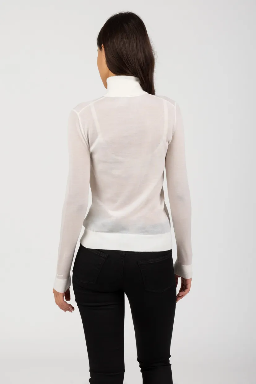 Гольф EXTRA FINE WOOL ROLL NK SWEATER 3