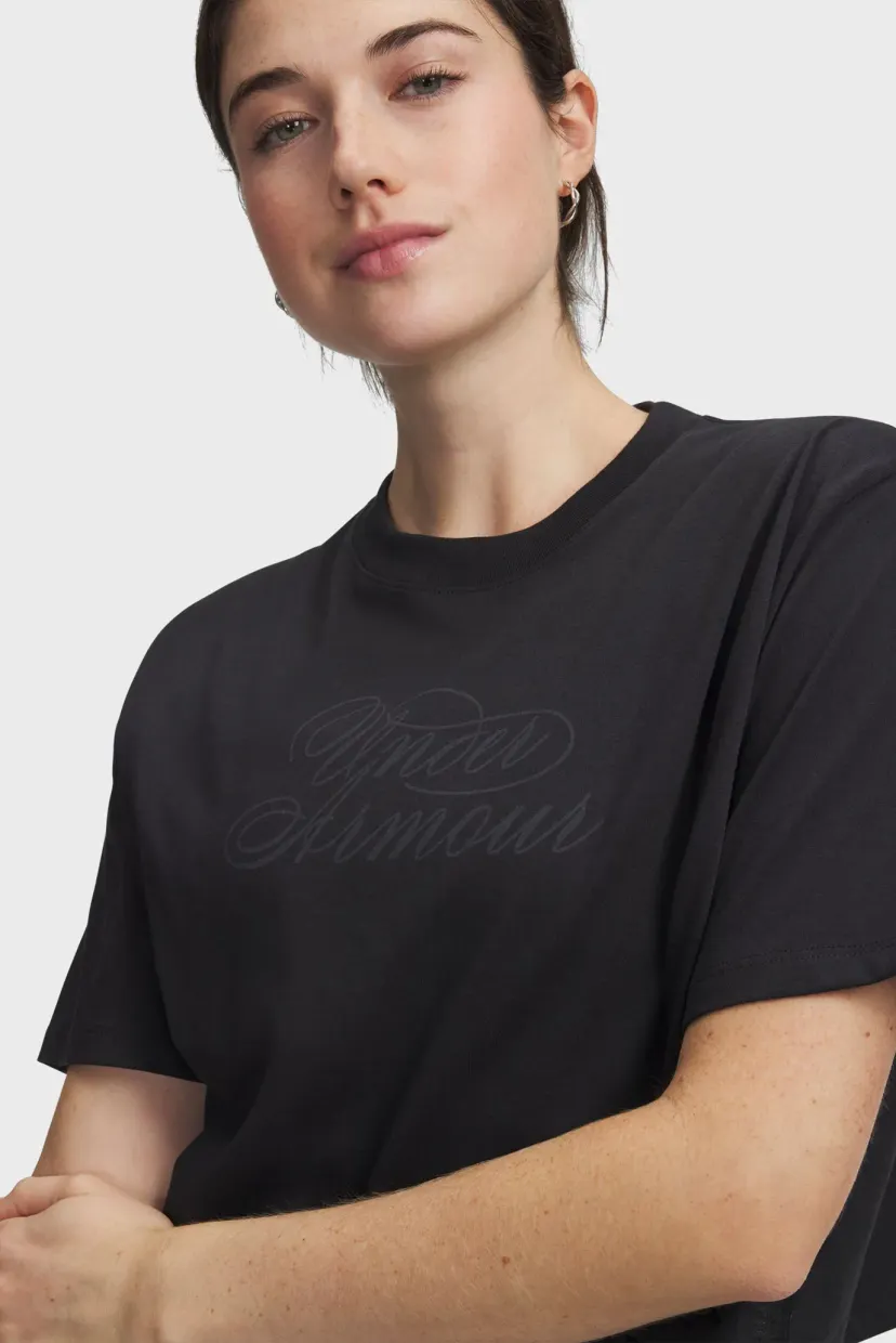 Футболка UA W SCRIPTHEART CROP SS 3