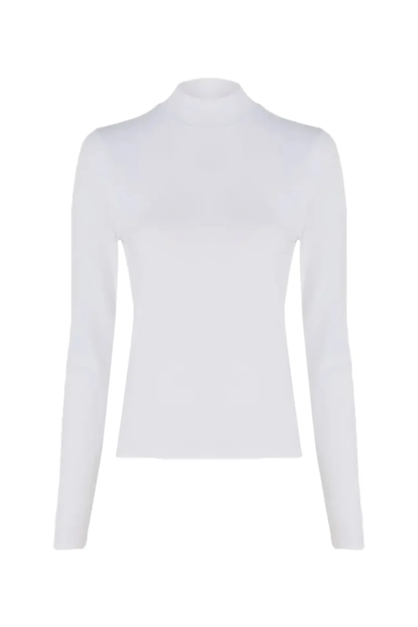 Лонгслив COTTON MODAL LS MOCK NECK 4