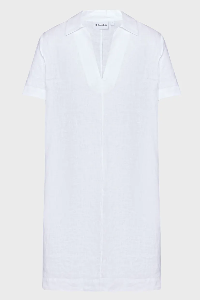 Платье LINEN SHORTSLEEVE  MINI DRESS 11