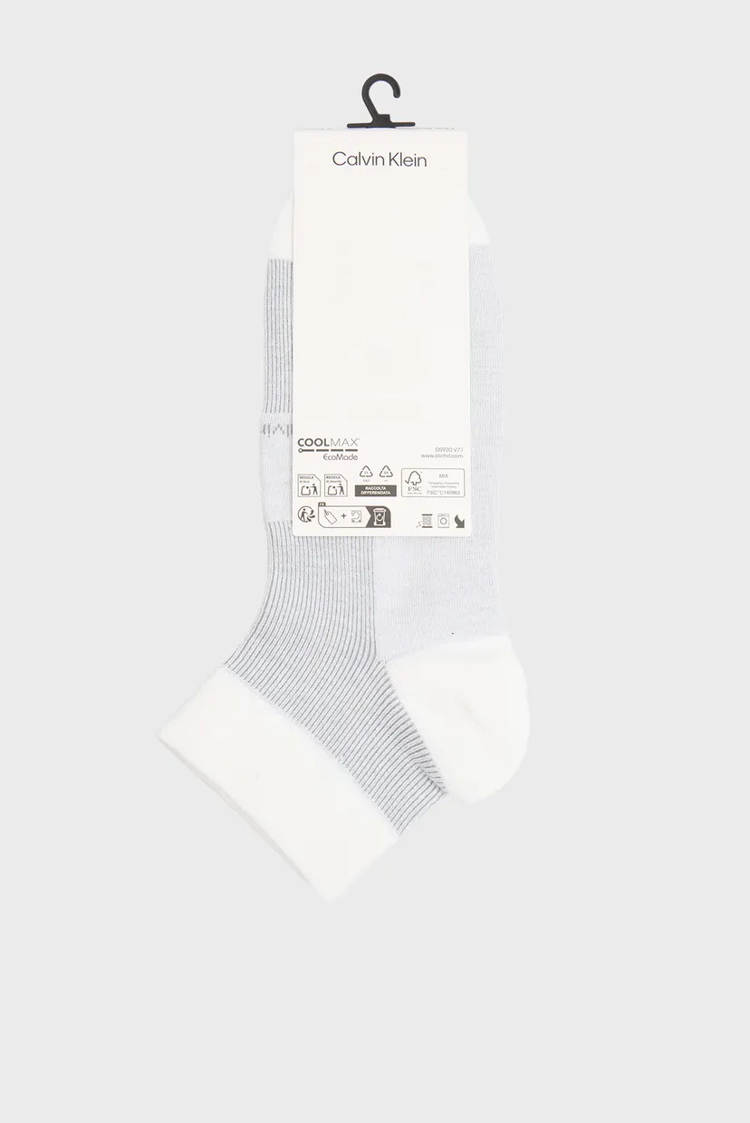 Носки CK MEN QUARTER 2P SUMMER RIB 3
