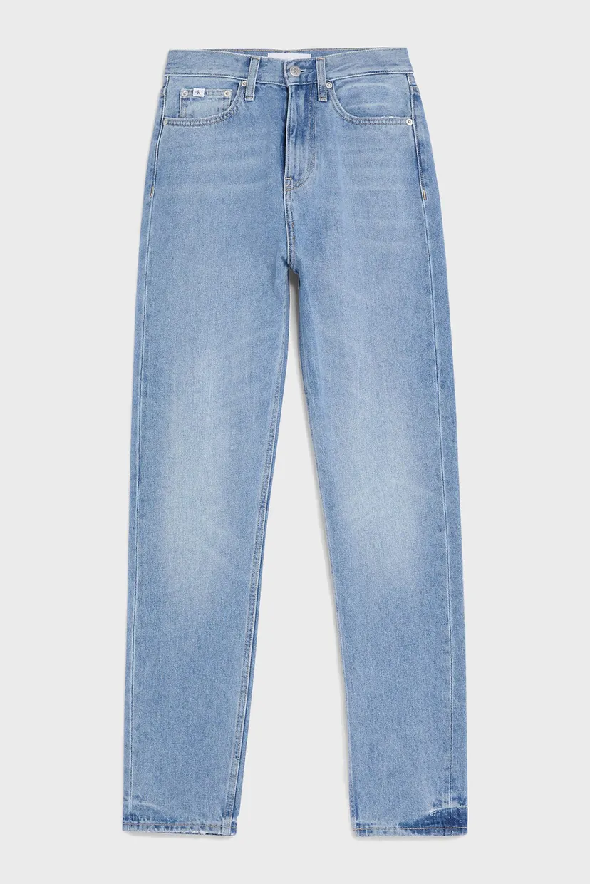 Женские голубые джинсы AUTHENTIC SLIM STRAIGHT 6
