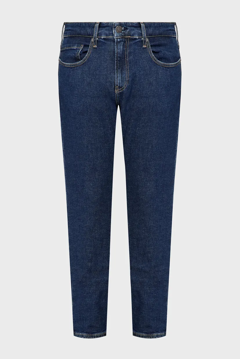 Мужские темно-синие джинсы SLIM FIT DARK BLUE 6