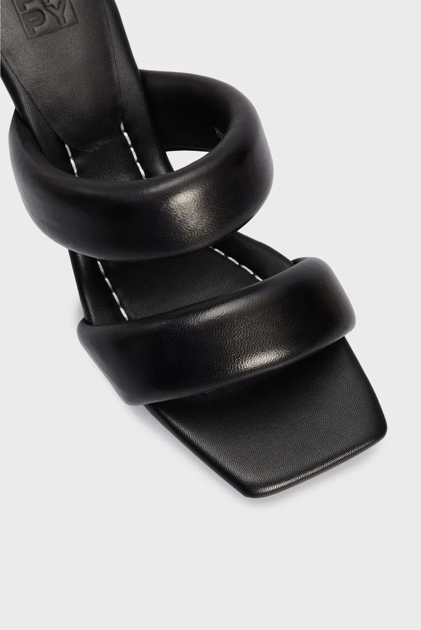 Женские черные кожаные мюли Arcelia 9