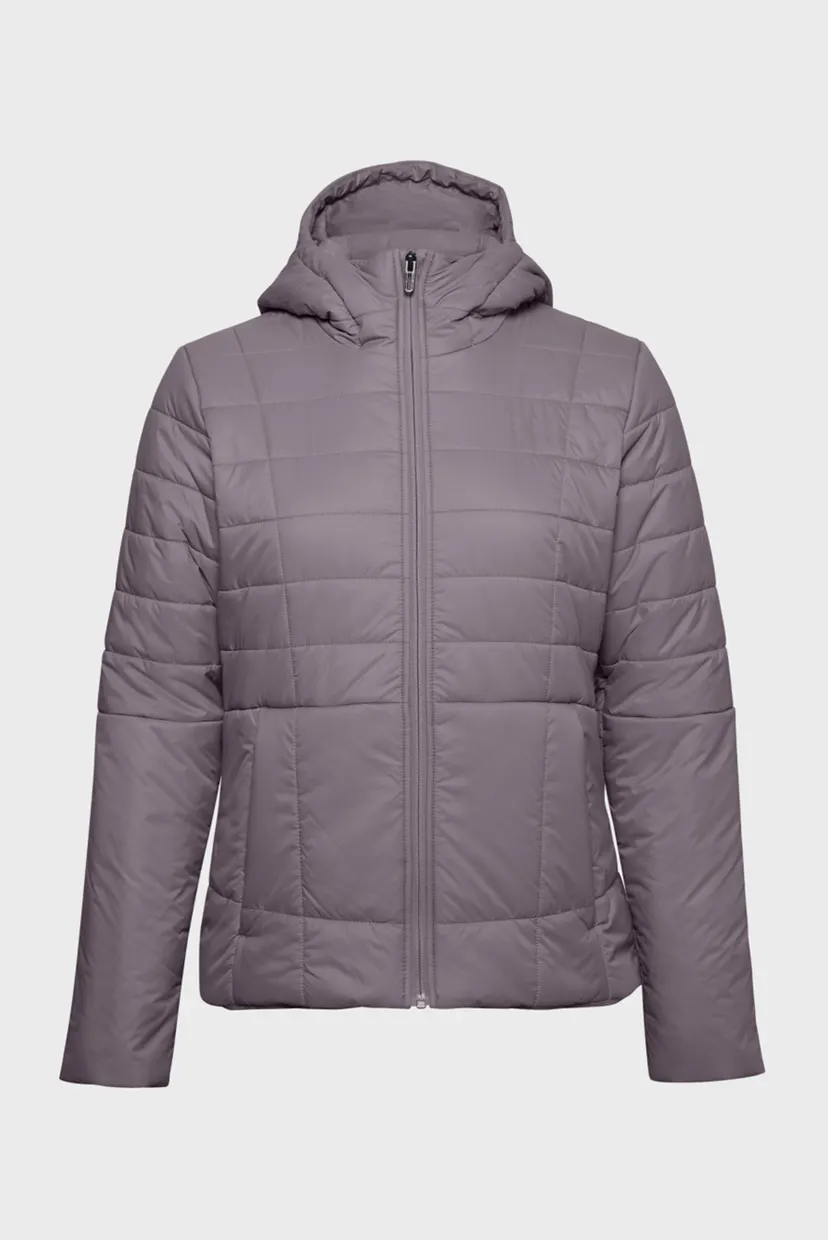 Женская сиреневая куртка UA Armour Insulated Hded Jkt 3