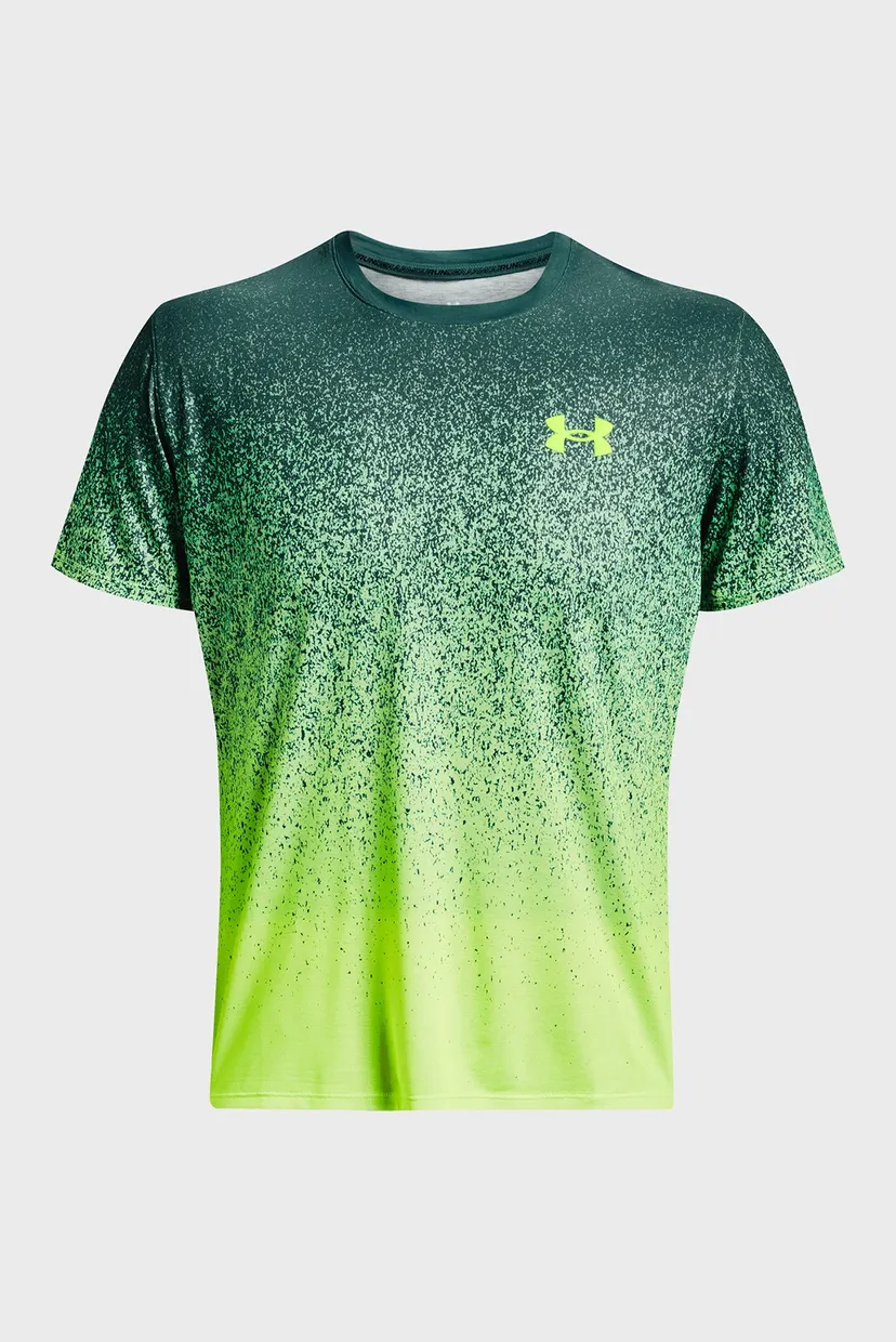 Мужская зеленая футболка UA RUSH CICADA SHORTSLEEVE 5