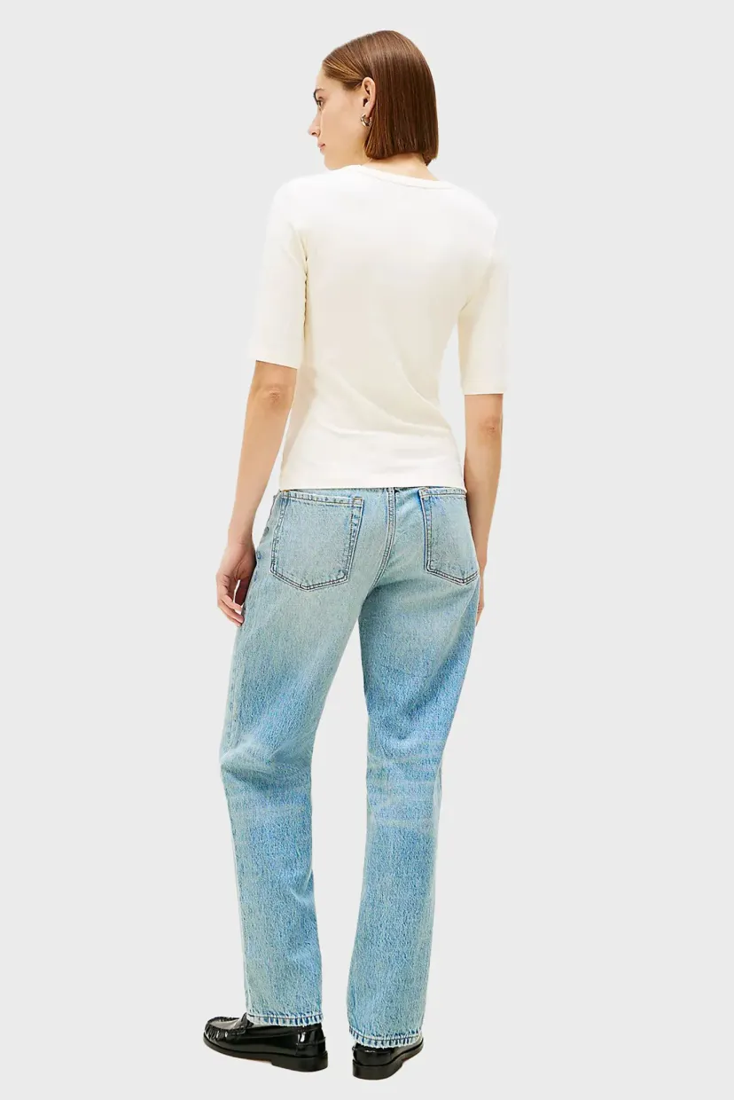 Футболка SLIM X RIB C-NK SLV 3