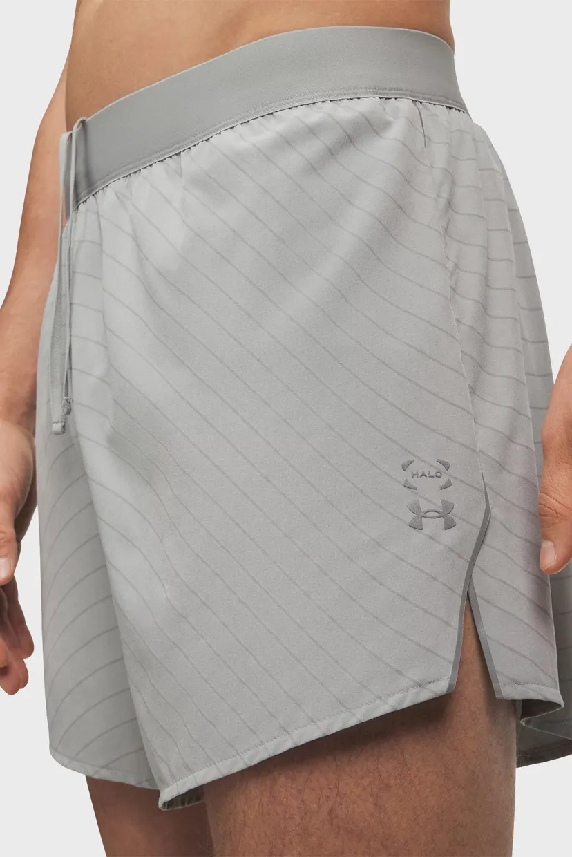 Шорты UA Halo Run Reflective Short-GRY 4