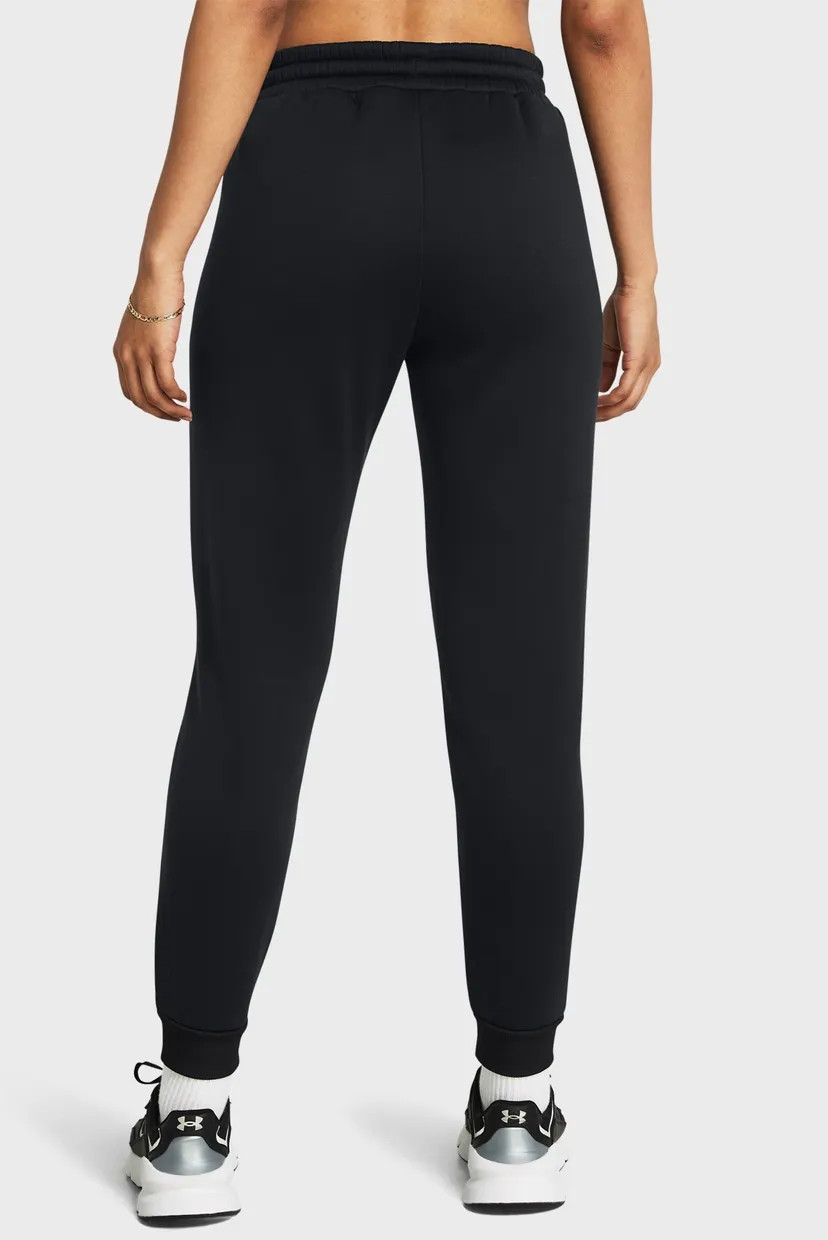 Женские черные спортивные брюки UA Armour Fleece Jogger 3