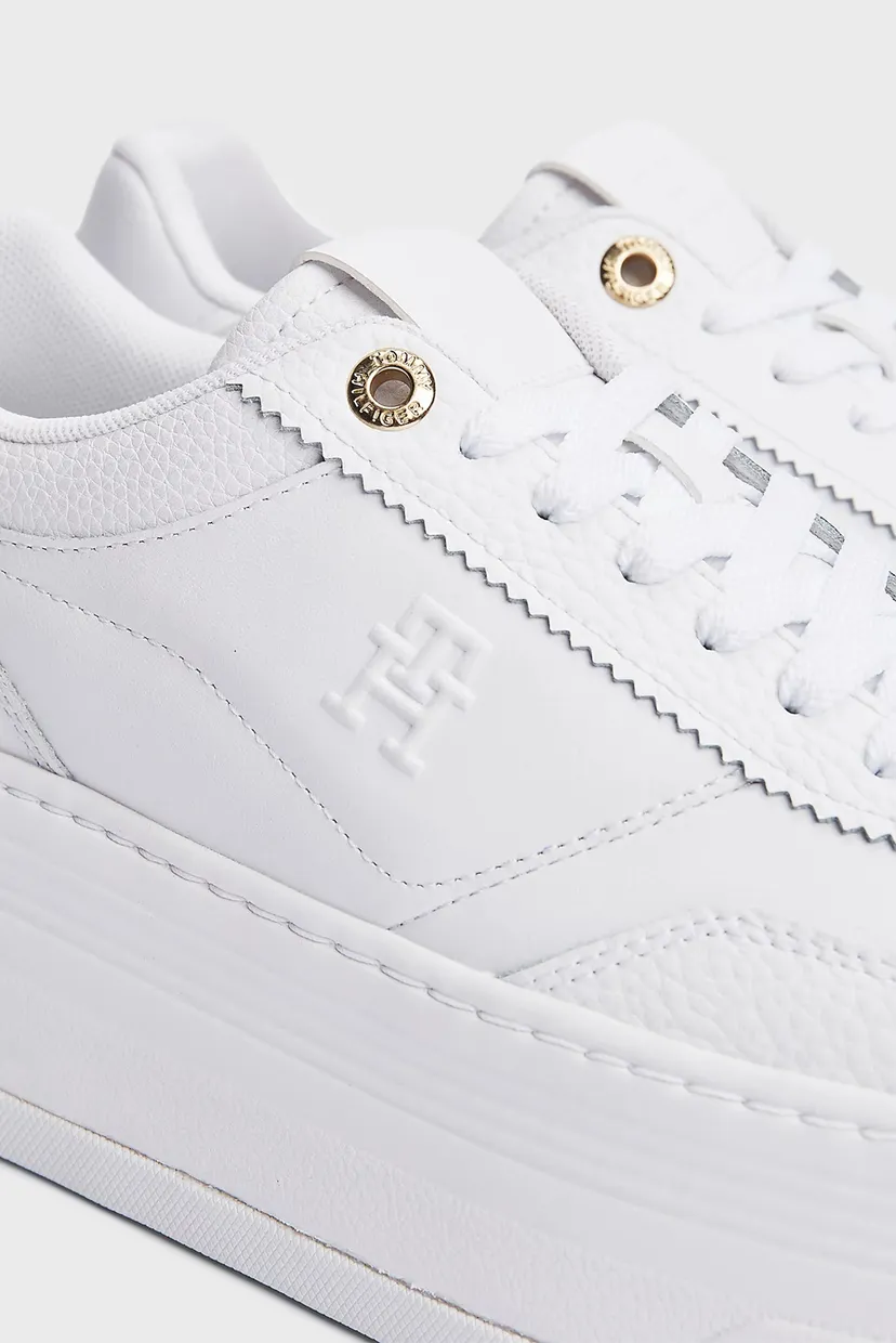 Женские белые сникерсы PLATFORM LUX COURT SNEAKER 8