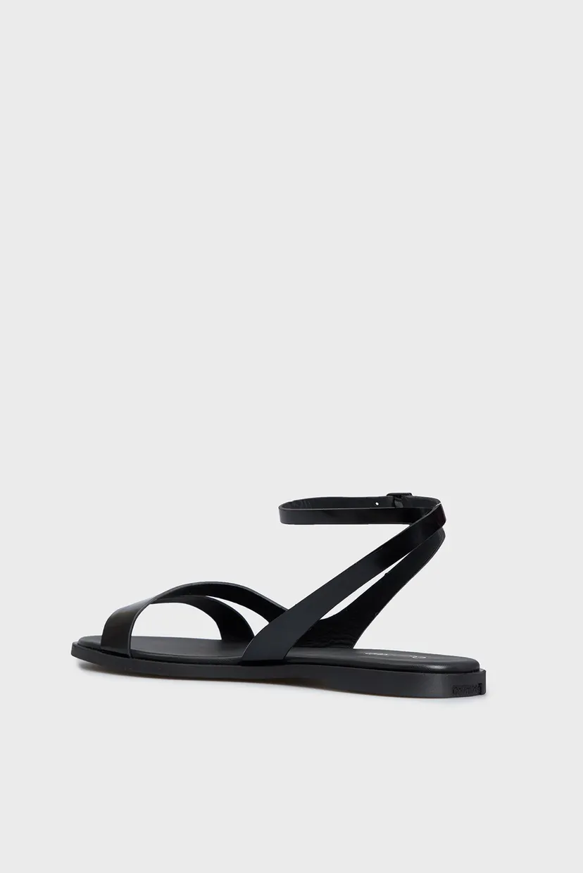 Женские черные кожаные сандалии ALMOND SANDAL 5