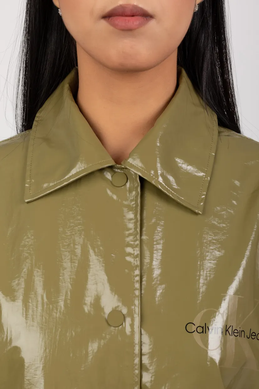 Куртка кожаная COATED LONG JACKET 4