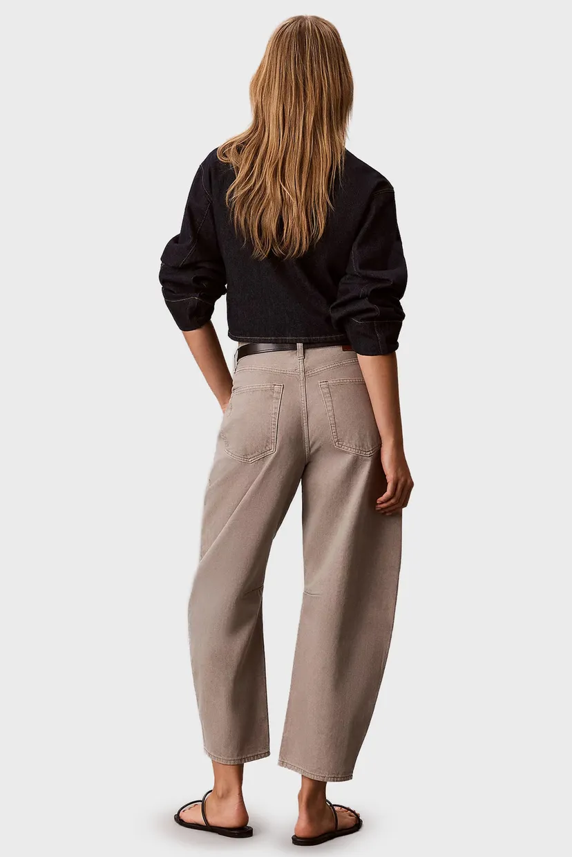 Джинсы/CROPPED BARREL JEAN GREY SAGE 4