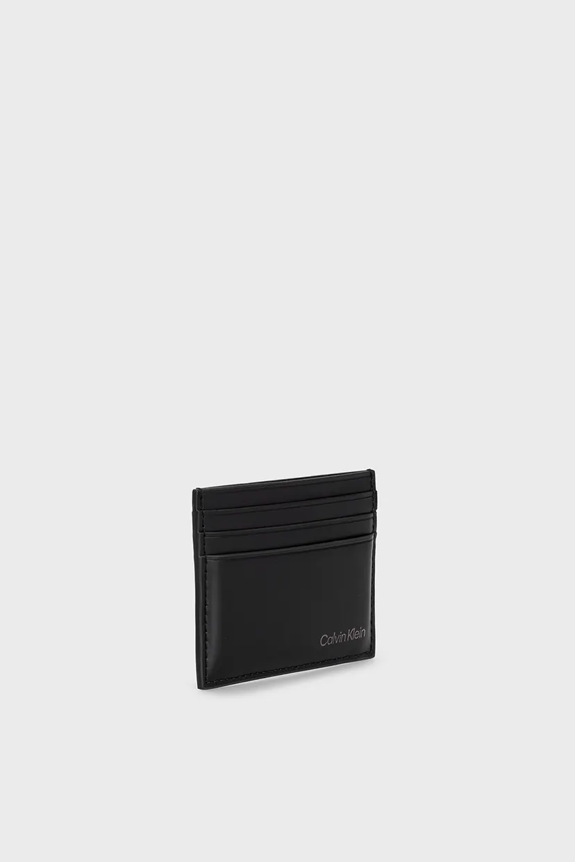 Ерлерге арналған  қара былғары кардхолдер CK SMOOTH CARDHOLDER 3