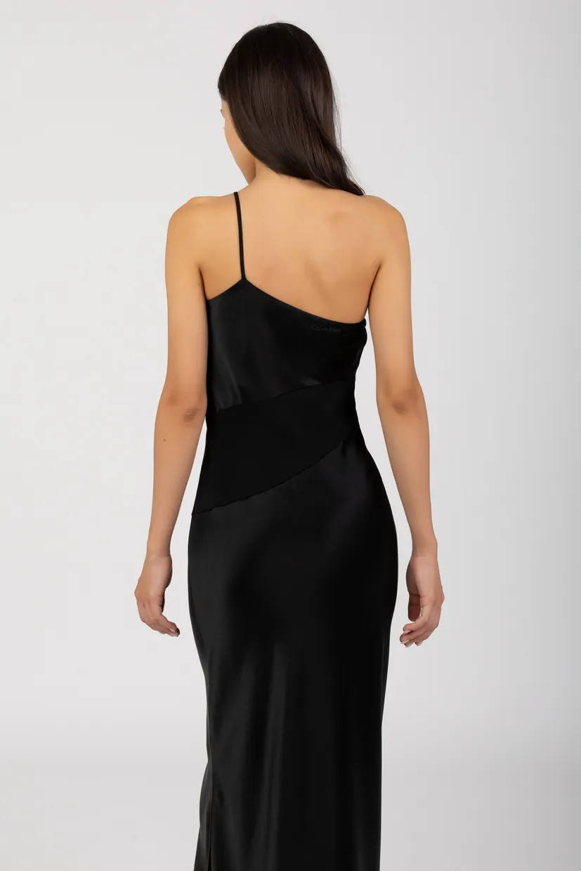 Платье ASYMMETRIC SHINE SLIP DRESS 3
