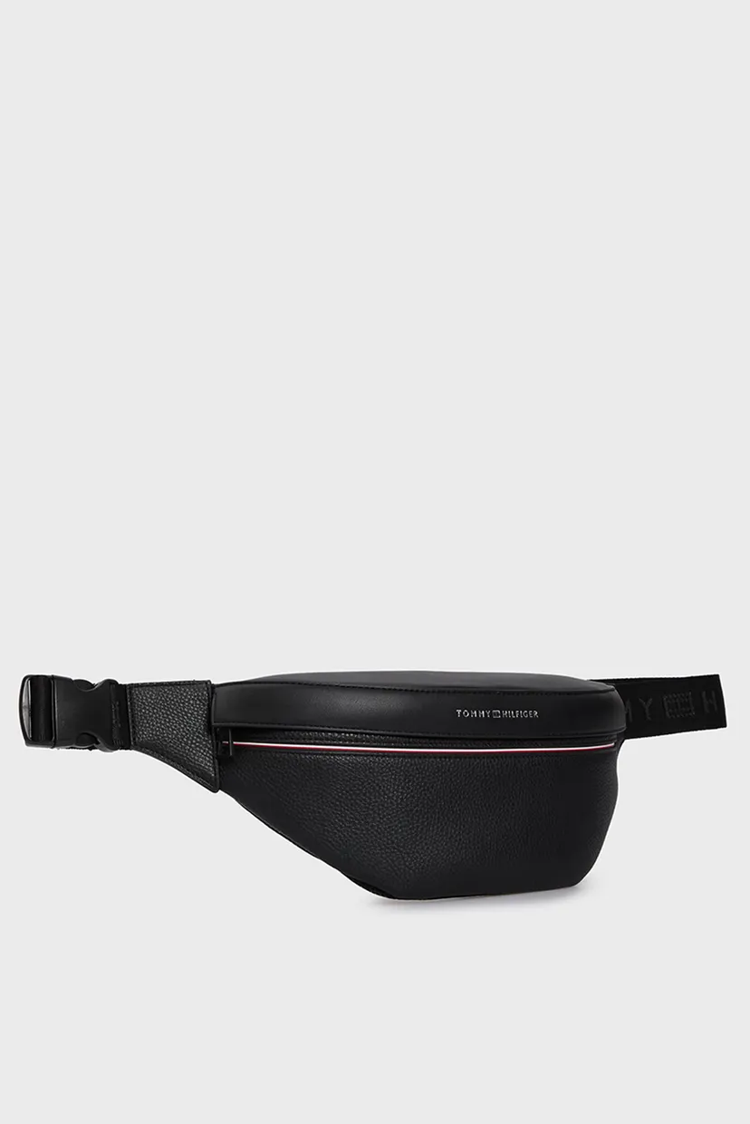 Мужская черная поясная сумка TH CORP BUMBAG 3