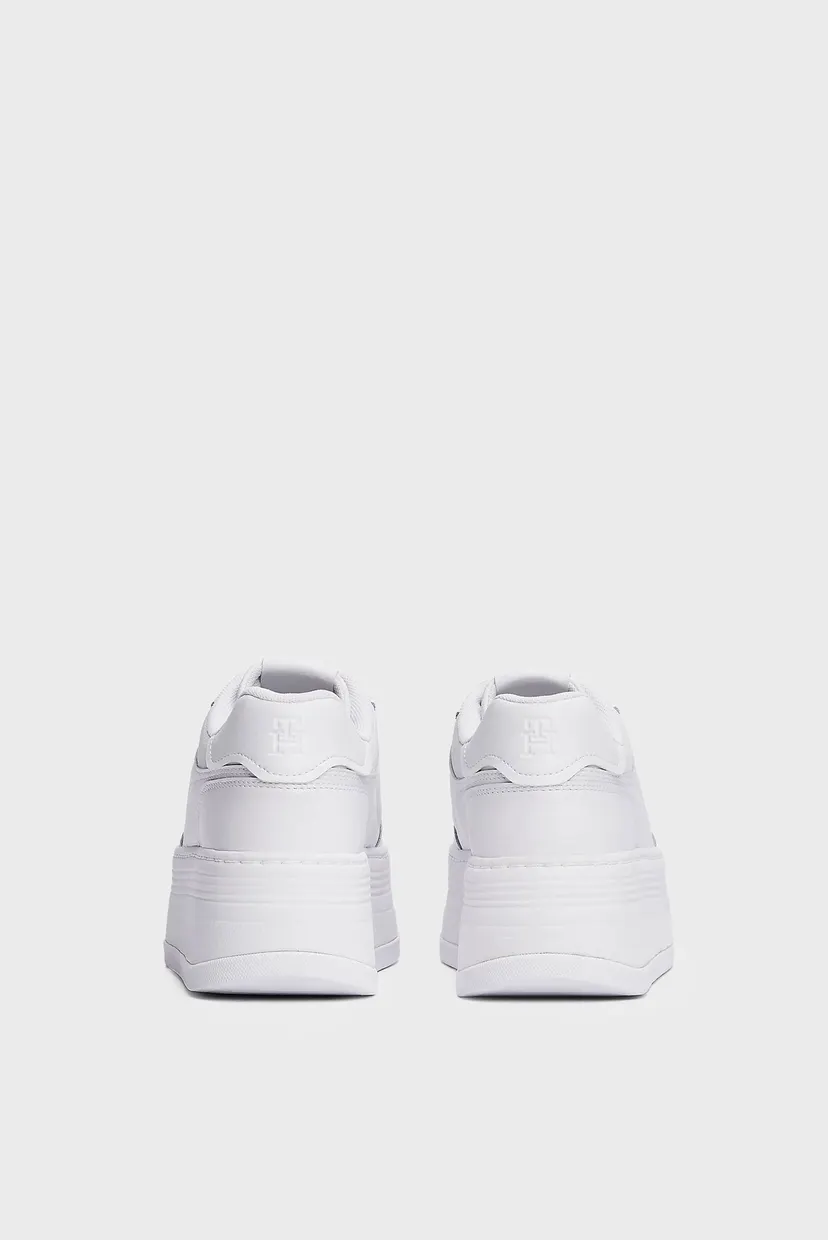 Женские белые сникерсы PLATFORM LUX COURT SNEAKER 6