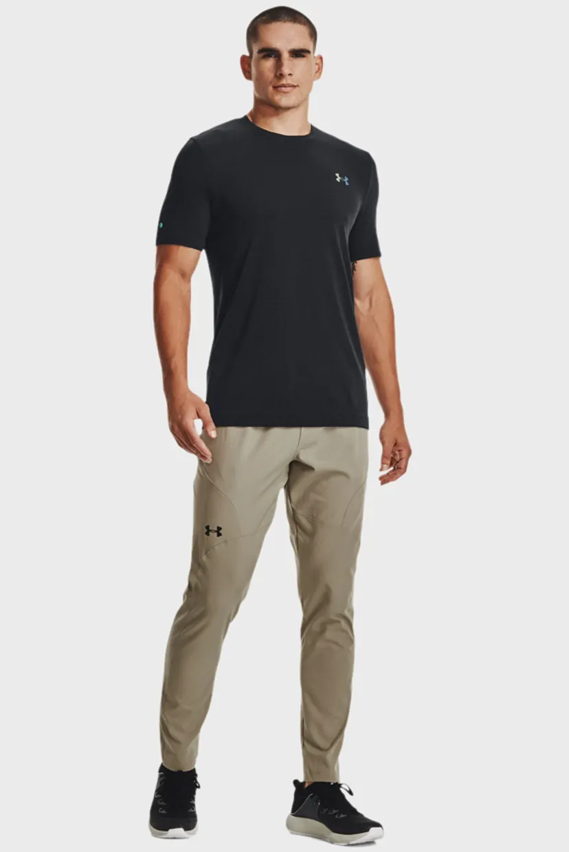 Мужские бежевые спортивные брюки UA UNSTOPPABLE TAPERED PANTS 10