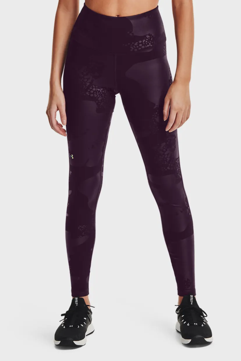 Женские фиолетовые тайтсы UA Rush Tonal Leg NS 7