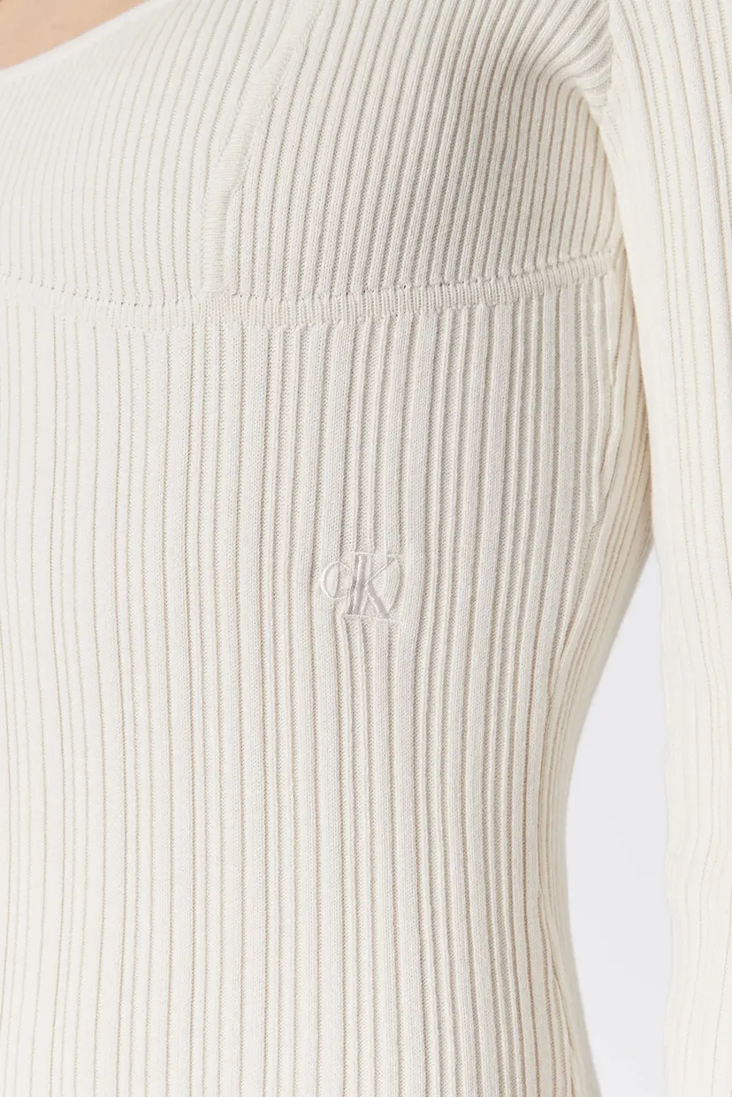 Платье BUSTIER SWEATER DRESS 4