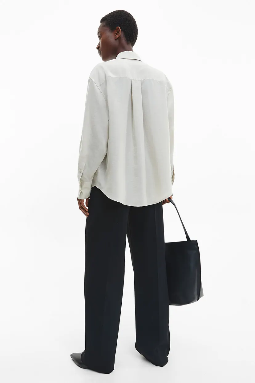 Рубашка/RELAXED SHEER TENCEL SHIRT 3