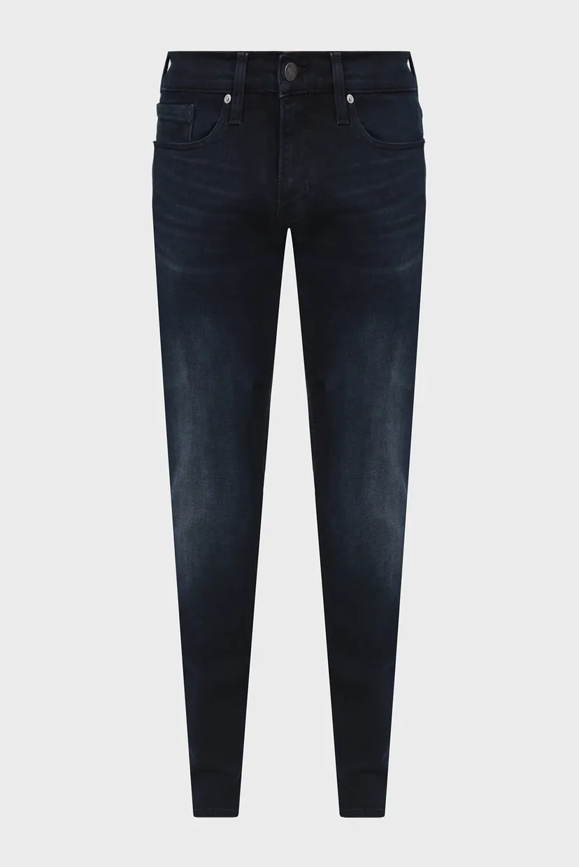 Мужские темно-синие джинсы SLIM FIT BLUE 4