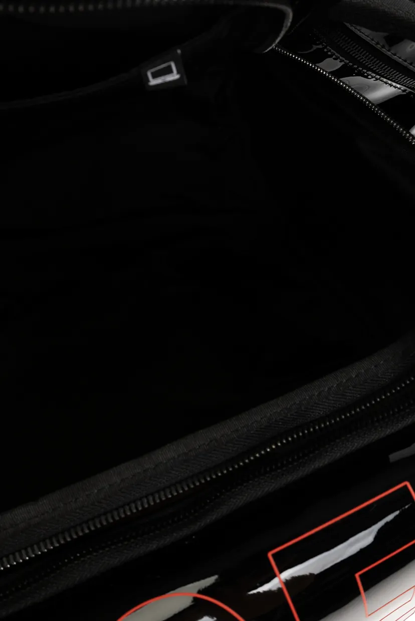 Чемодан DIESEL METALLIC PU 3-WAY BACKPACK-BLACK 6