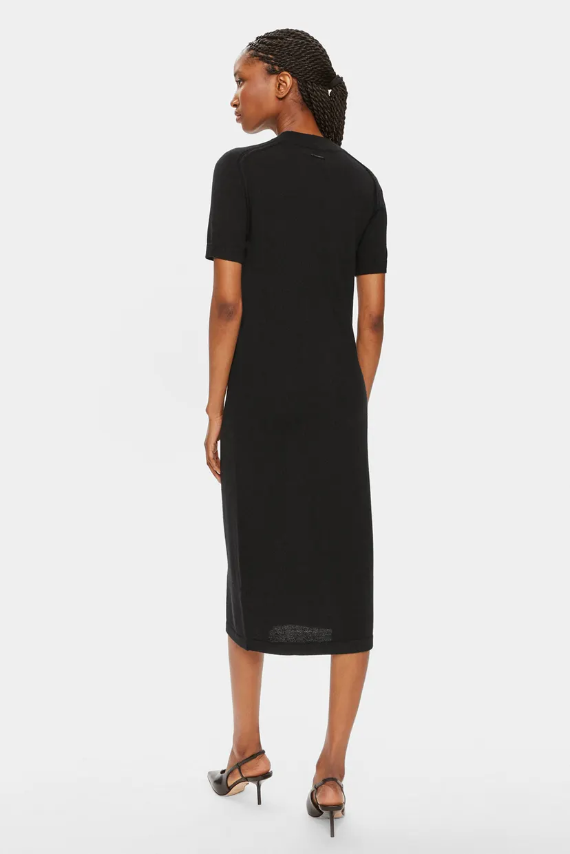 Платье MERINO WOOL MOCK-NK KNEE DRESS 3