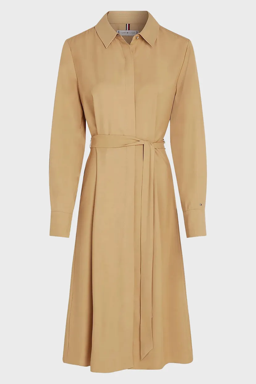 Платье FLUID VISCOSE SHIRT DRESS 5